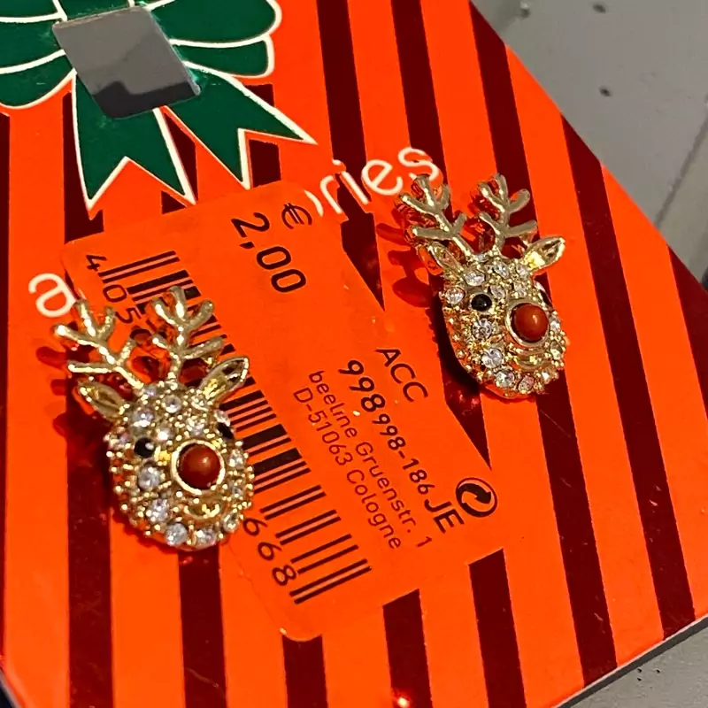 گوشواره ی میخی  نگینمناسب کادو