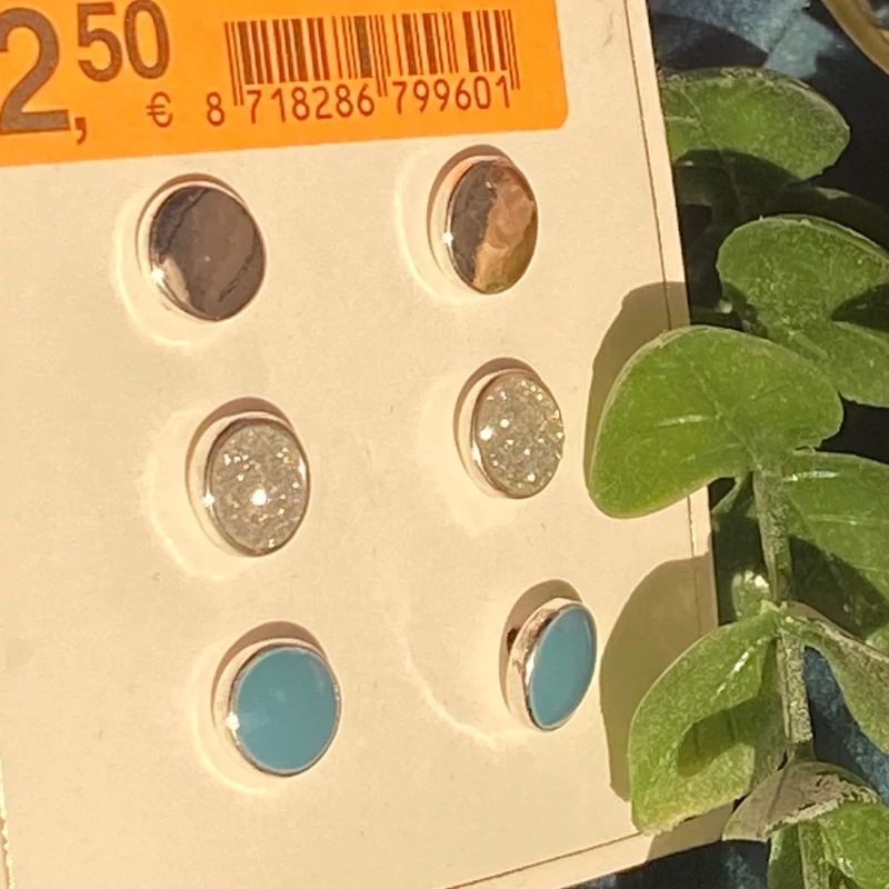 پک گوشواره سه تایی میخی دخترانه زنانه شیک قیمت مناسب