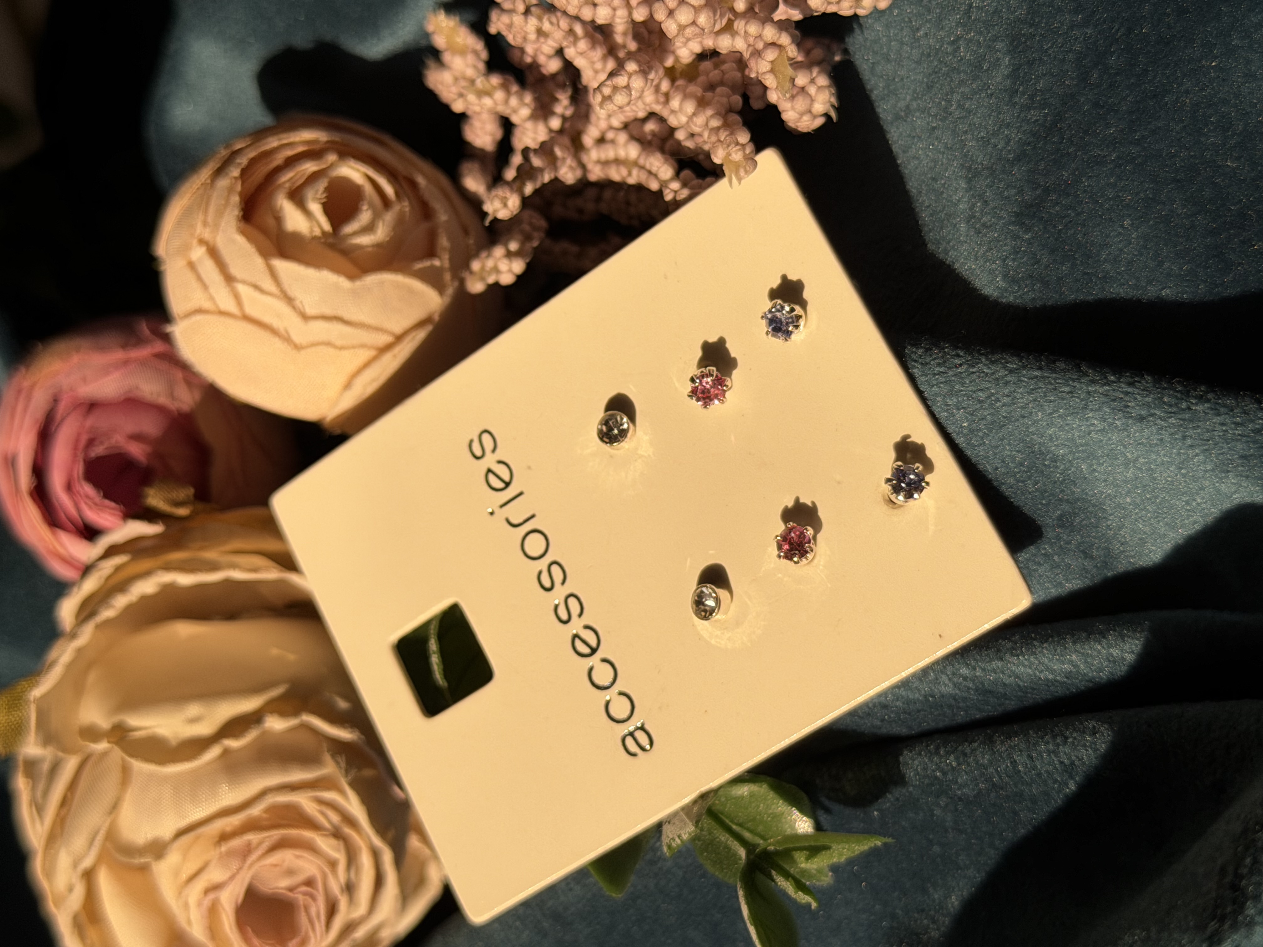 پک گوشواره میخی ۳ تایی مینی‌مال شیک مجلسی دخترانه و زنانه + ارسال فوری + خرید قسطی ۴ ماهه